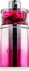 A perfume bottle with pink gradient and rose petals inside. Podgląd zdjęcia produktu