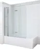 Duschabtrennung Duschtrennwand für Badewanne 150 x 140 cm Produktbild-Vorschau 1