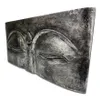 Buddha Augen - Wandbild Gemälde - Geschlitzt Relief Holz - Produktbild-Vorschau 2