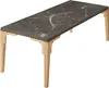 tectake® Rattan Tisch Foggia 196 x 87 x 76 cm Produktbild-Vorschau 1