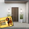 Metallschild mit Hunde Motiv und Spruch: Bitte Tür Produktbild-Vorschau 5
