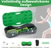 COSTWAY Badminton-Set mit Schlägern, tragbares Produktbild-Vorschau 5