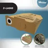 A product image of a vacuum cleaner bag with marketing graphics and text. Produktbild-Vorschau