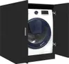 Armadio per lavatrice nero 71x71,5x91,5 cm Anteprima dell’immagine prodotto 4