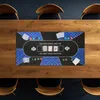 Relaxdays Pokermatte, 120x60 cm, Texas Hold'em, rutschfest, Produktbild-Vorschau 2