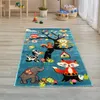 Kinderzimmer-Teppich mit verschiedenen Tiermotiven | in Produktbild-Vorschau 1
