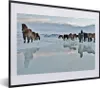 MuchoWow® MuchoWow® Gerahmtes Poster Pferde - Eis - Schnee Produktbild-Vorschau 1