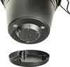 Close-up of the bottom of a black plastic plant pot and its detached saucer, against a white background. Náhľad obrázku produktu