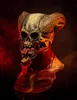 Ghoulish Teuflische Totenkopfmaske Grau  Grau One Size Produktbild-Vorschau 5