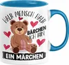 Kuschelbär Geschenk Tasse Teddy  Halb Mensch Halb Bärchen Produktbild-Vorschau 1