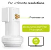 Goobay 67269 LNB singolo universale, bianco-grigio - Anteprima dell’immagine prodotto 9