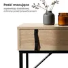 Konsola stolik loftowy ELANO 2 szuflady 80 cm Dąb Sonoma Podgląd zdjęcia produktu 4