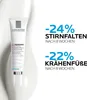 A product shot of a skincare tube with marketing text and percentages. Podgląd zdjęcia produktu