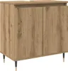 vidaXL Kúpeľňová skrinka Artisan dub 58x33x60 cm materiál Náhľad obrázku produktu 1