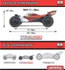 ARRMA Typhon GROM Ferngesteuertes Auto, RC Auto 1/18, Rot Produktbild-Vorschau 10