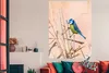 MuchoWow® Poster Vogel - Blaumeise - Schilf 120x160 cm - Produktbild-Vorschau 2