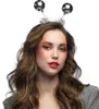 Boland Diadem mit 2 glitzernden silbernen Diskokugeln für Produktbild-Vorschau 3