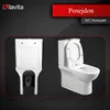 Lavita | WC Kompakt- Poseidon - Weiß - Mit Absenkautomatik Produktbild-Vorschau 2