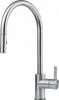 A stainless steel kitchen faucet with a pull-out spout. Anteprima dell’immagine prodotto