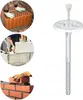 Collage of construction work and a building fastener. Anteprima dell’immagine prodotto