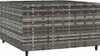 vidaXL 4-tlg. Garten-Lounge-Set mit Kissen Grau Poly Rattan Produktbild-Vorschau 7