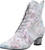 Simen Schnürstiefeletten Damen 32303131383734 Weiß 37 EU Produktbild-Vorschau 1