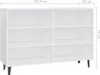 vidaXL Sideboard blanc 103,5x35x70 cm bois composite Voir les images du produit 8