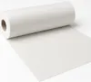 A roll of white non-woven fabric, likely filter or drainage fleece, is shown unrolled on a white surface. Produktbild-Vorschau