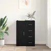 vidaXL Credenza look rovere nero 59 x 39 x 80 cm Materiale Anteprima dell’immagine prodotto 4