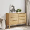vidaXL Kommode FLORO Wachsbraun Massivholz Kiefer Produktbild-Vorschau 3