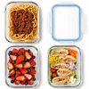 SKLENENÉ NÁDOBY NA POTRAVINY LUNCHBOX DO MIKROVLNNÝCH RÚR A Náhľad obrázku produktu 3