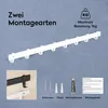 doporro Garderobenhaken Aluminium, 8 Verschiebbare Produktbild-Vorschau 6