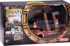 The image shows the packaging of a pirate-themed toy set, featuring a pirate ship visible through a porthole. Produktbild-Vorschau