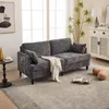 A living room scene with a sofa, side table, and cabinet. Produktbild-Vorschau