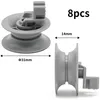 8 Rollen für Spülmaschinenkorb, 30mm Spülmaschinen Rollen, Produktbild-Vorschau 3