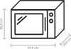 Bauknecht MW 304 M, Werkblad, Magnetron met grillfunctie, Productafbeelding-voorbeeld 3