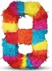 Pinata Zahl 8 Kinder Geburtstag Schlag-Pinata 50 x 35 x 8cm Produktbild-Vorschau 1