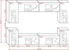 Furnitech Wohnwand Wohnzimmer - Wohnzimmer Möbel mit LED Produktbild-Vorschau 2