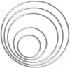 2 Drahtringe 30cm weiß beschichtet rund Draht Ring Produktbild-Vorschau 1