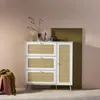 sweeek - Schuhschrank mit Rattan-Geflecht und 3 Klapptüren Produktbild-Vorschau 4