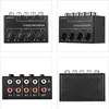 Mini mikser audio stereo z 4-kanałowymi wejściami RCA Podgląd zdjęcia produktu 3