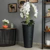 Künstliche Orchidee Kaskaden Blumenstrauß Weiß im Topf Produktbild-Vorschau 9