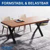 DanDiBo 2x Tischbeine Metall Schwarz 60 x 72 cm Produktbild-Vorschau 9