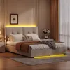 Łóżko INONEFT, 140 × 200 cm, rama hydrauliczna, Podgląd zdjęcia produktu 1