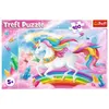 TREFL Puzzle In der Regenbogenwelt der Einhörner 100 Teile Produktbild-Vorschau 3