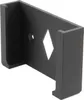 A black wall mount bracket for a router. Produktbild-Vorschau