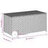 Gartentruhe mit Rollen Grau 190L Poly Rattan - Gartenboxen Produktbild-Vorschau 11