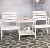 Sensline Gartenbank Romeo Tete a Tete Whitewash 170 cm Produktbild-Vorschau 2