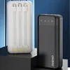 Dudao Výkonná powerbanka se 3 zabudovanými kabely – 20 000 Náhled obrázku produktu 5