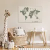 MuchoWow® Poster Weltkarte - Tiere - Zebra 60x40 cm - Produktbild-Vorschau 7
